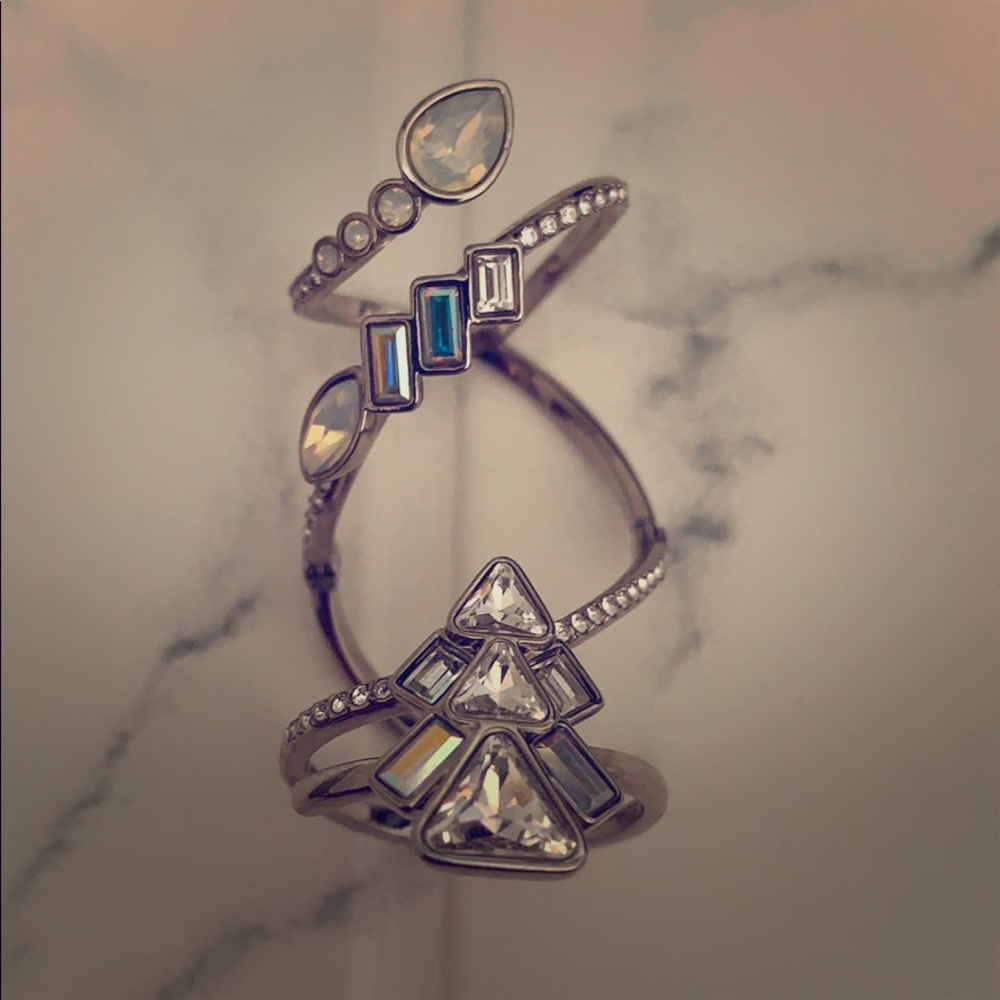 Swarovski long silhouette ring